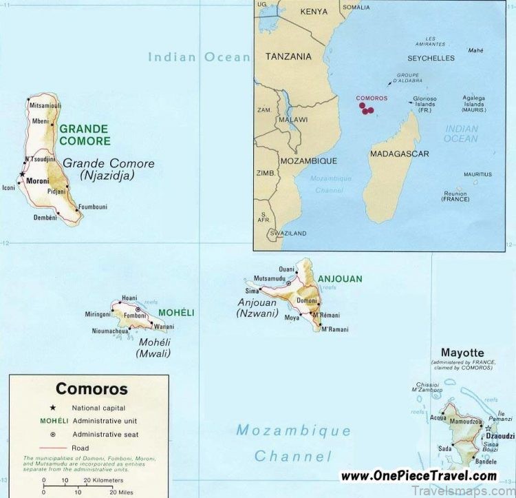 zanzibar comoros travel guide for tourist with maps