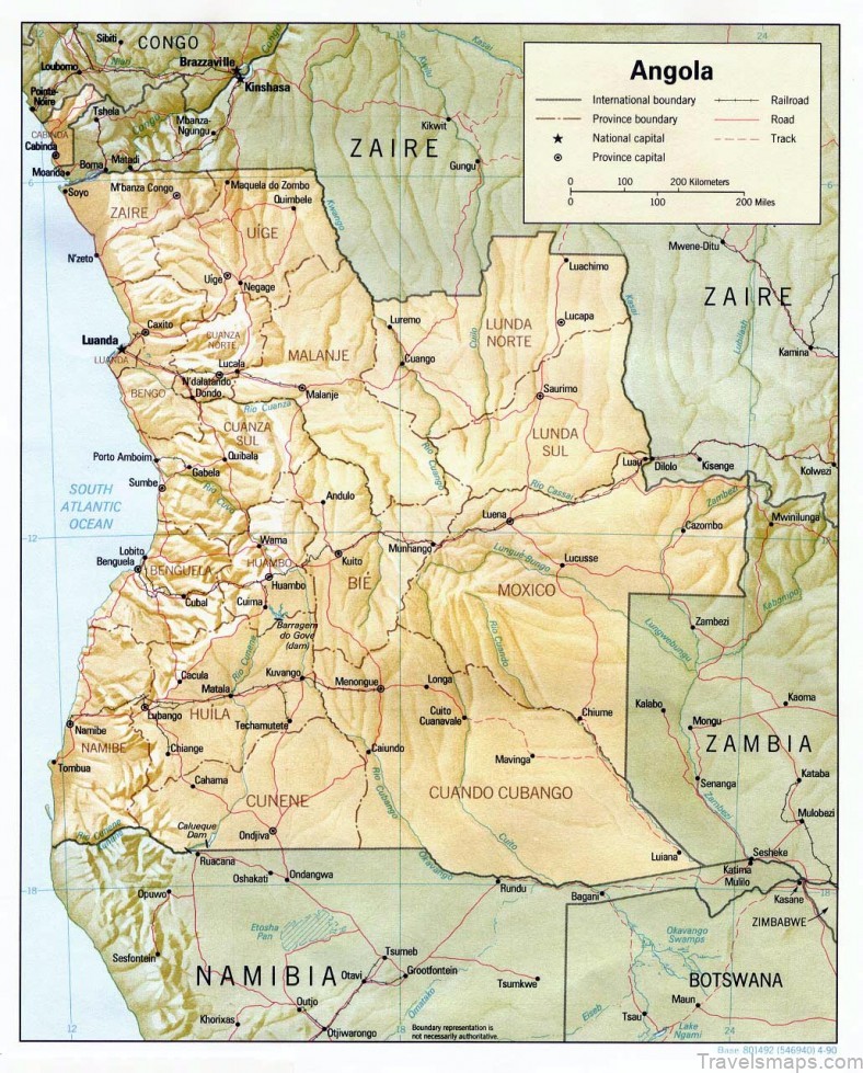 angola travel guide for tourists map of angola 4