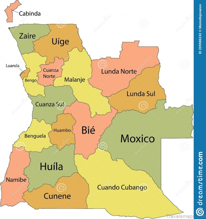 angola travel guide for tourists map of angola 5