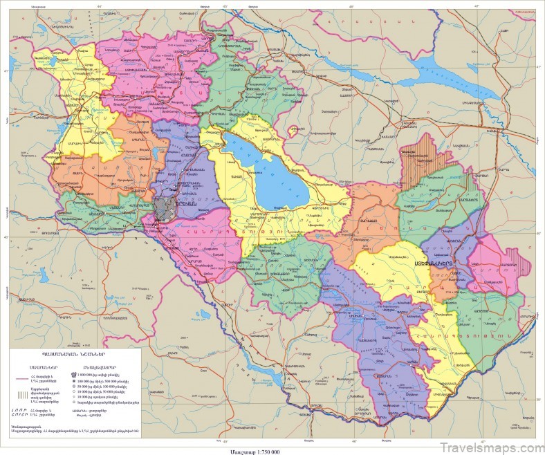 armenia travel guide map of armenia 4