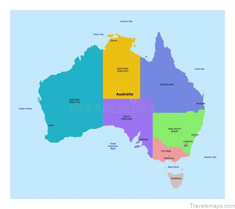australia travel guide for tourists map of australia 4