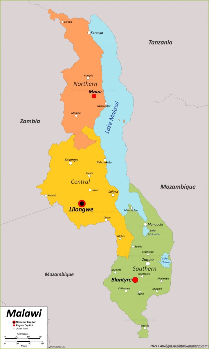 malawi travel guide for tourists map of malawi 4
