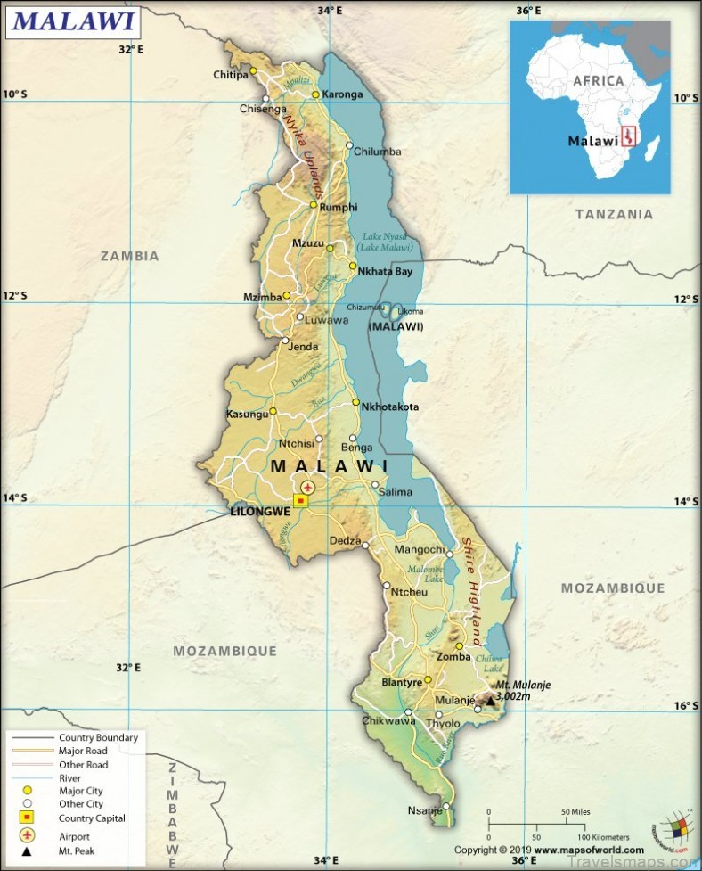 malawi travel guide for tourists map of malawi 5