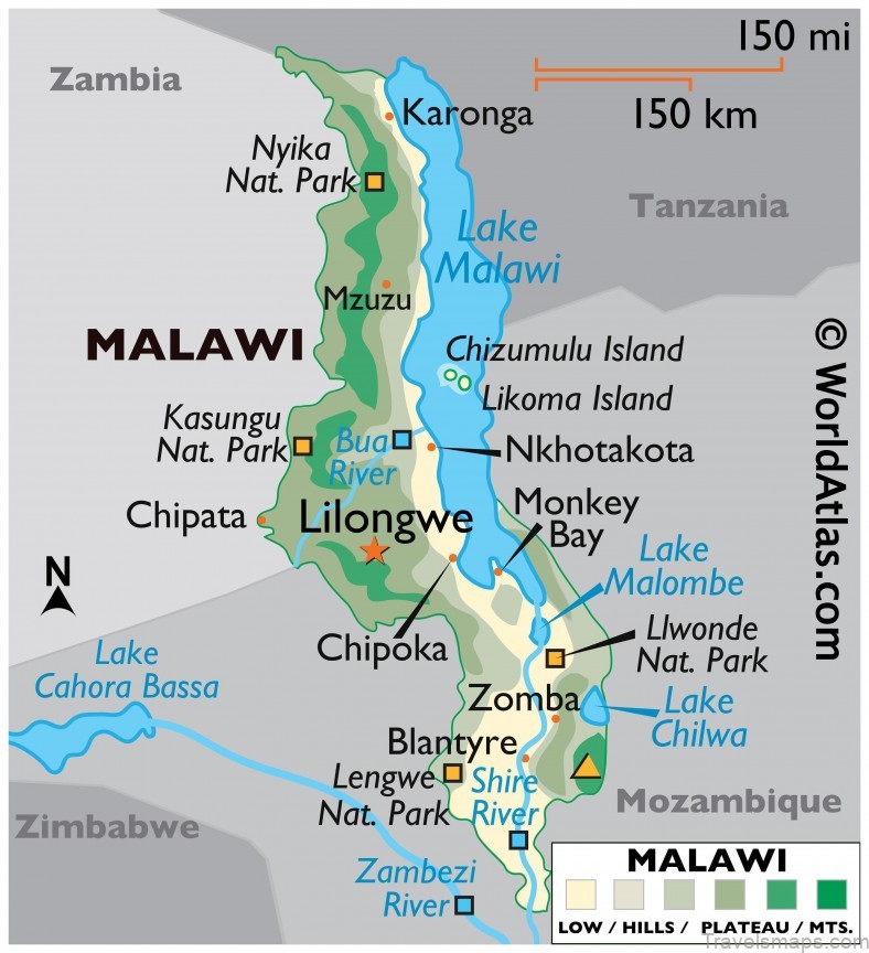 malawi travel guide for tourists map of malawi 6