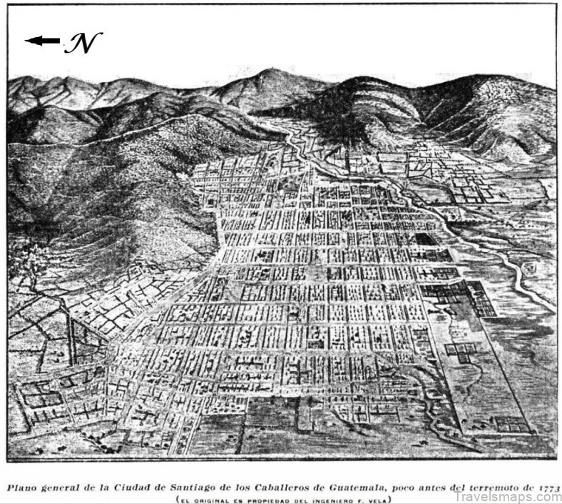 map of antigua guatemala 5