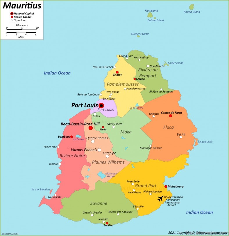 map of mauritius how to plan your visit 5