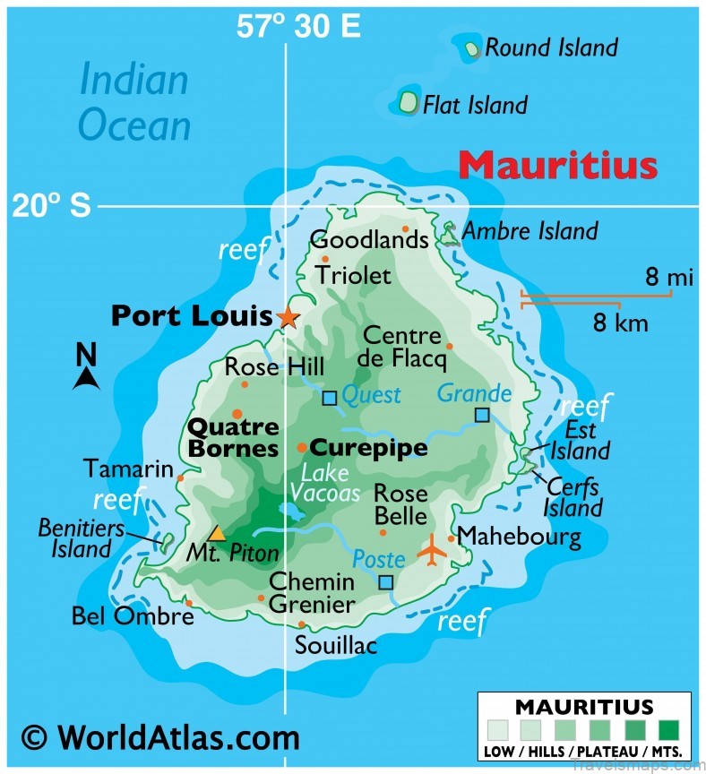 map of mauritius how to plan your visit 6