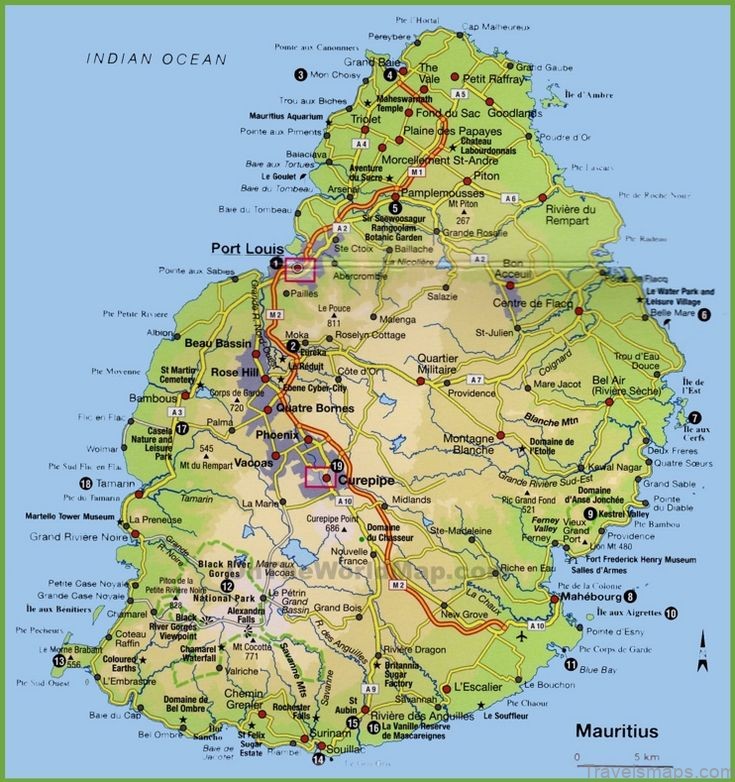 map of mauritius how to plan your visit