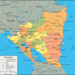 map of nicaragua the most beautiful countries in central america