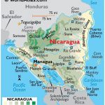 map of nicaragua the most beautiful countries in central america 3