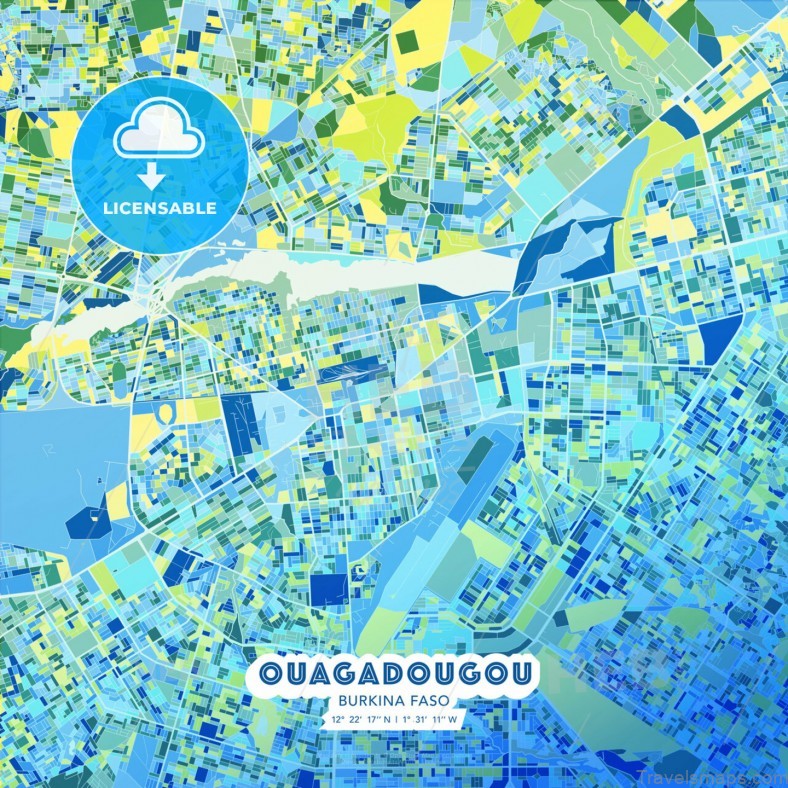 map of ouagadougou find your way with this tourist map of ouagadougou 5