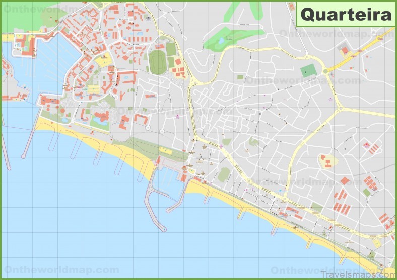 map of quarteira portugal 1