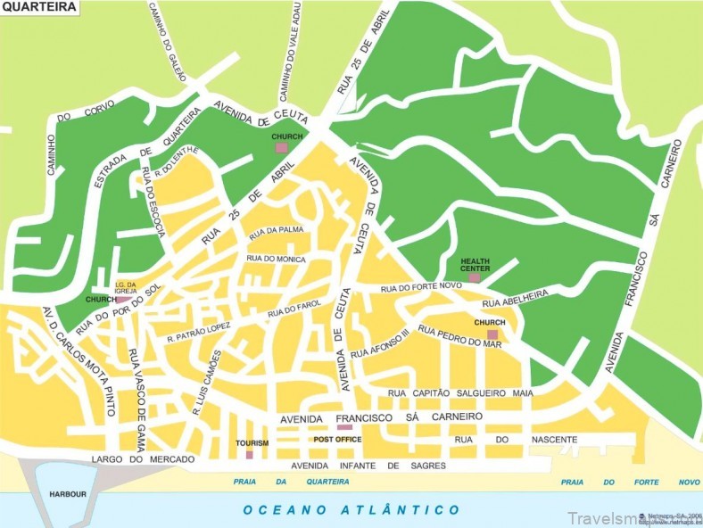 map of quarteira portugal 5