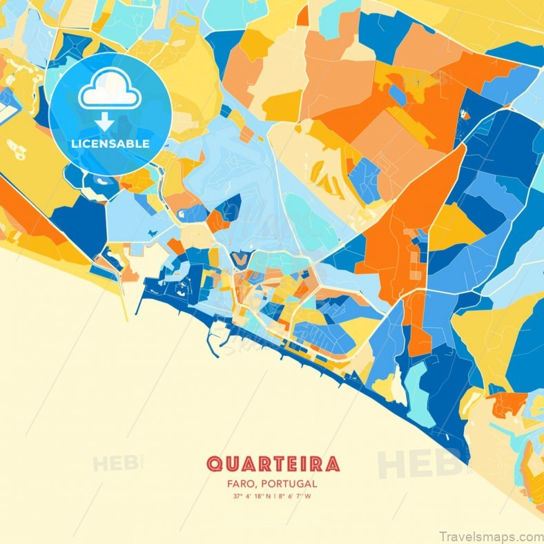map of quarteira portugal 6