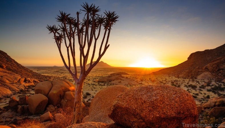 namibia travel guide a detailed map of namibia 11