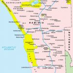 namibia travel guide a detailed map of namibia