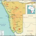 namibia travel guide a detailed map of namibia 2