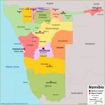 namibia travel guide a detailed map of namibia 3