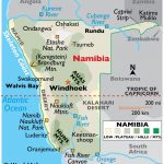 namibia travel guide a detailed map of namibia 4