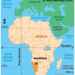namibia travel guide a detailed map of namibia 5