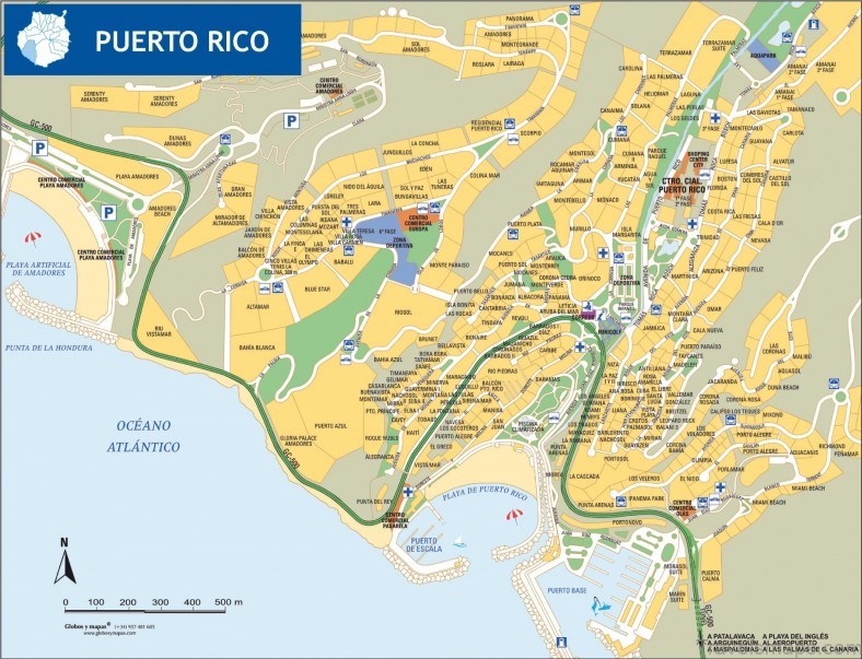 puerto rico de gran canaria travel guide for tourists map of puerto rico de gran canaria 4