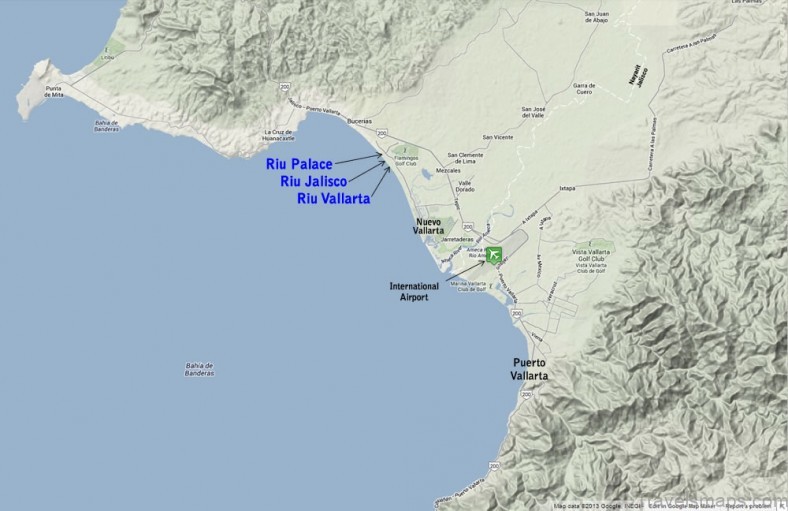 puerto vallarta travel guide for tourist map of puerto vallarta 6