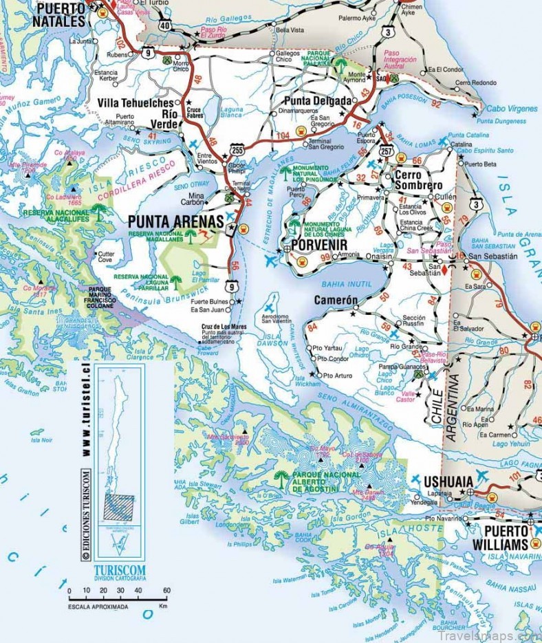 punta arenas travel guide for tourists map of punta arenas 2