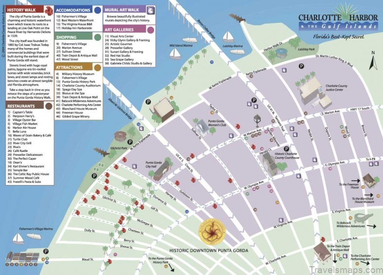 punta gorda travel guide a map of the city 2