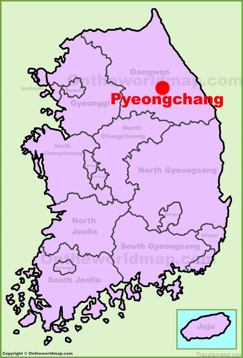 pyeongchang travel guide for tourists map of pyeongchang 2
