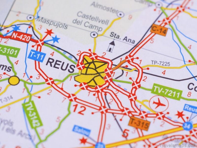 reus travel guide for tourist map of reus 2