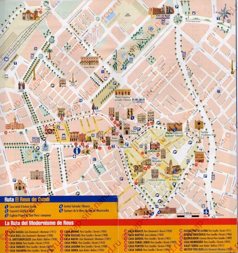 reus travel guide for tourist map of reus 3