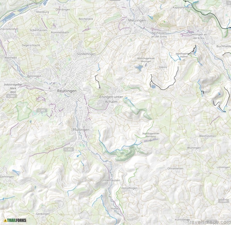 reutlingen travel guide for tourist map of reutlingen 4
