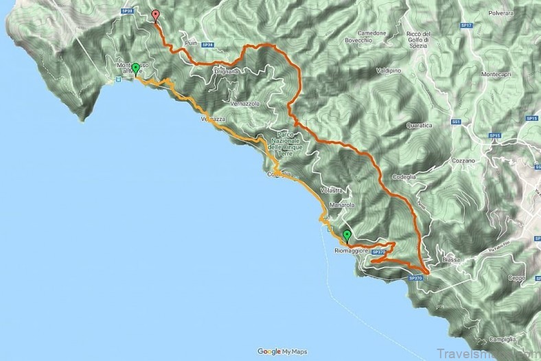 riomaggiore travel guide for tourist map of riomaggiore 4