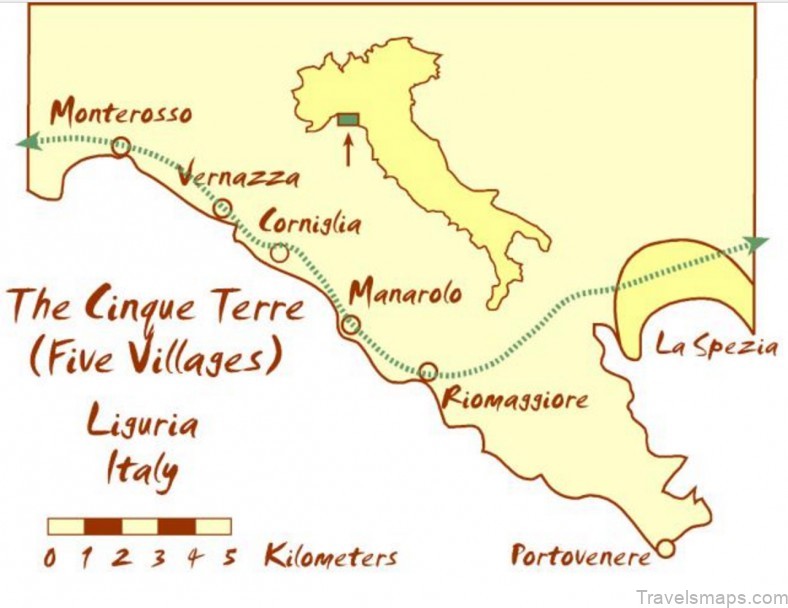 riomaggiore travel guide for tourist map of riomaggiore