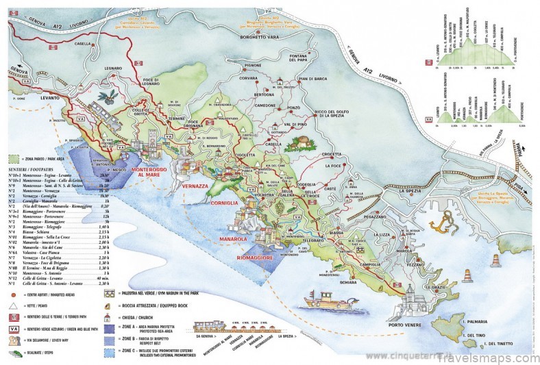 riomaggiore travel guide for tourist map of riomaggiore