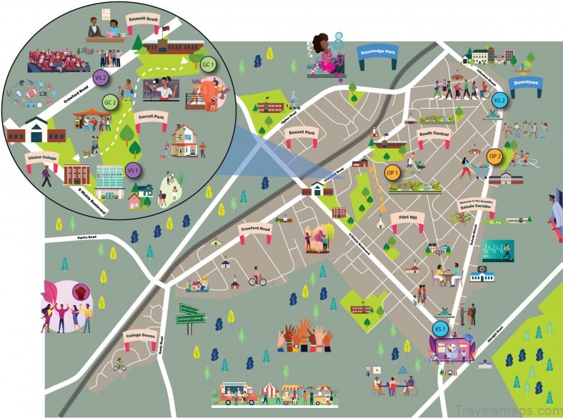 rock hill travel guide for tourist map of rock hill 6