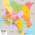the best kenya travel guide map 8