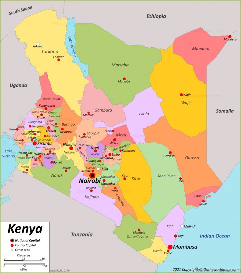 the best kenya travel guide map 8