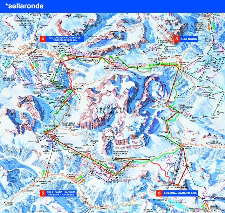 the maps of ortisei the best things to do in ortisei 2