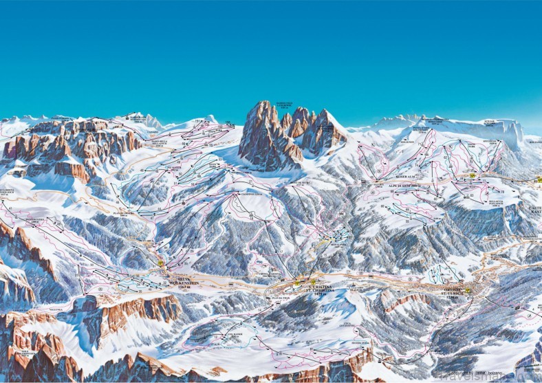 the maps of ortisei the best things to do in ortisei