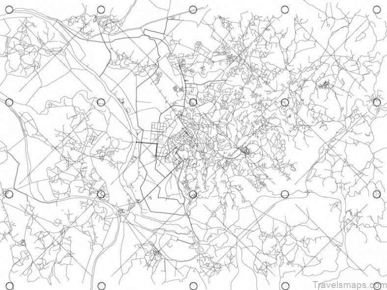 tourist guides map of antananarivo 1