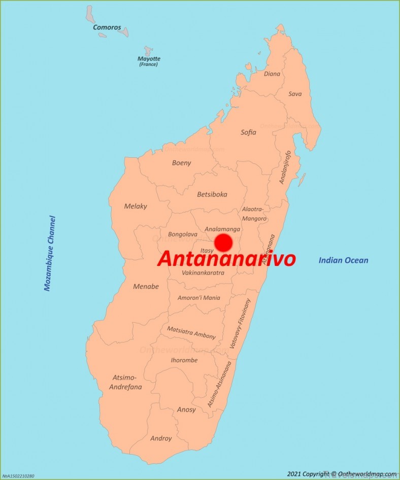 tourist guides map of antananarivo 2