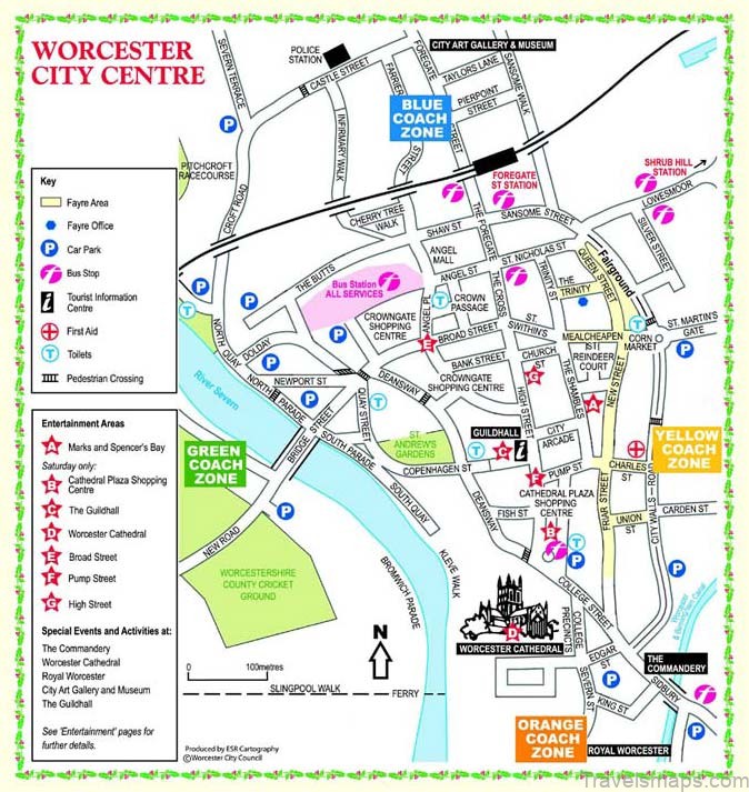 travel guide to worcester uk