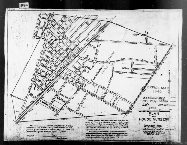 woodburn travel guide for tourist map of woodburn