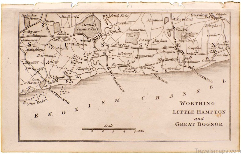 worthing a flat city beautiful coastline and lovely villages