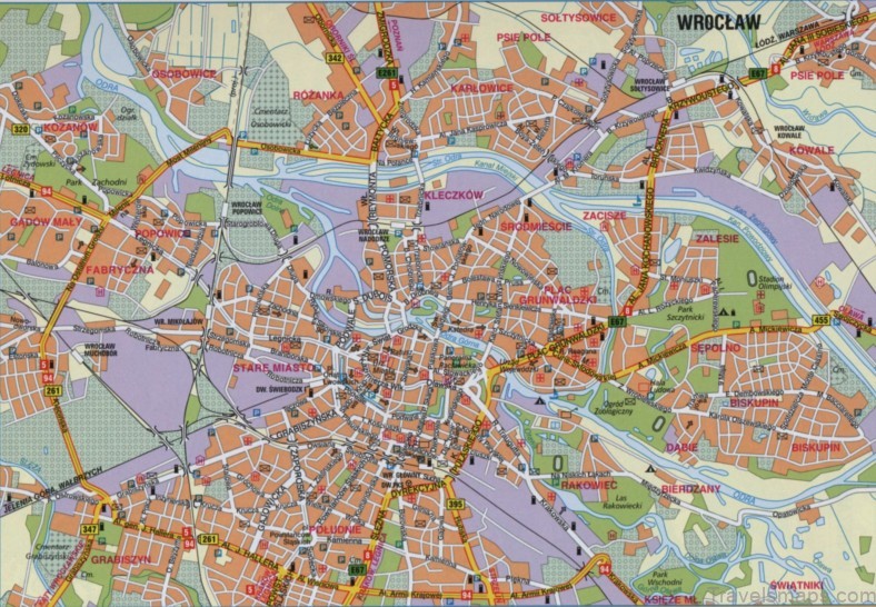 wroclaw travel guide for tourists map of wroclaw 1