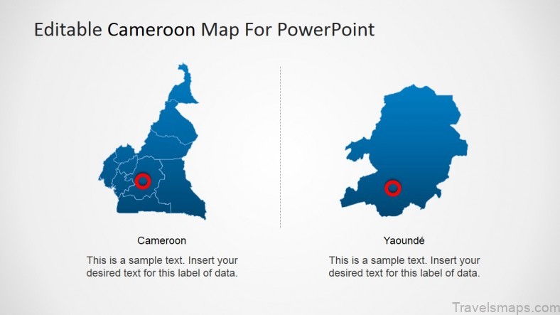 yaounde travel guide for tourist map of yaounde