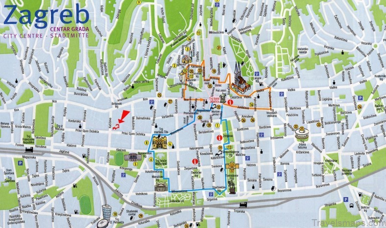 zagreb travel guide highlights and map 1