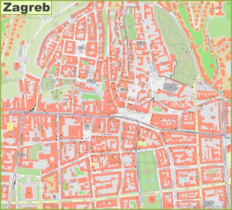 zagreb travel guide highlights and map