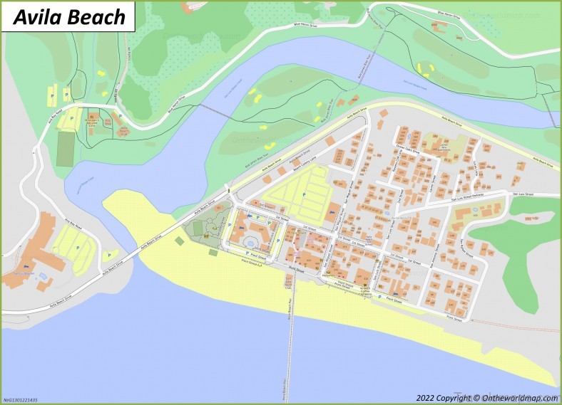avila beach travel guide for tourist map of avila beach 5